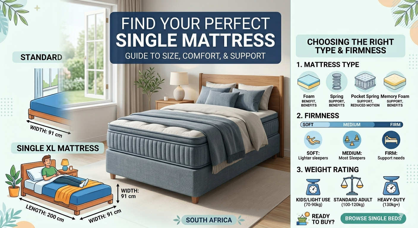 what mattress fits a sigle bed