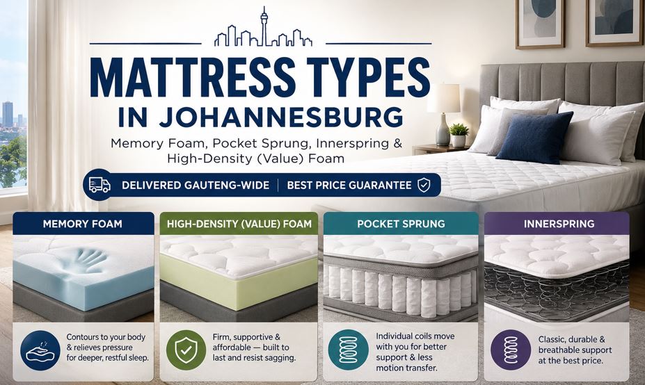 Mattress types to buy in Joburg